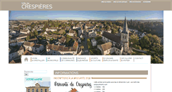Desktop Screenshot of crespieres.fr